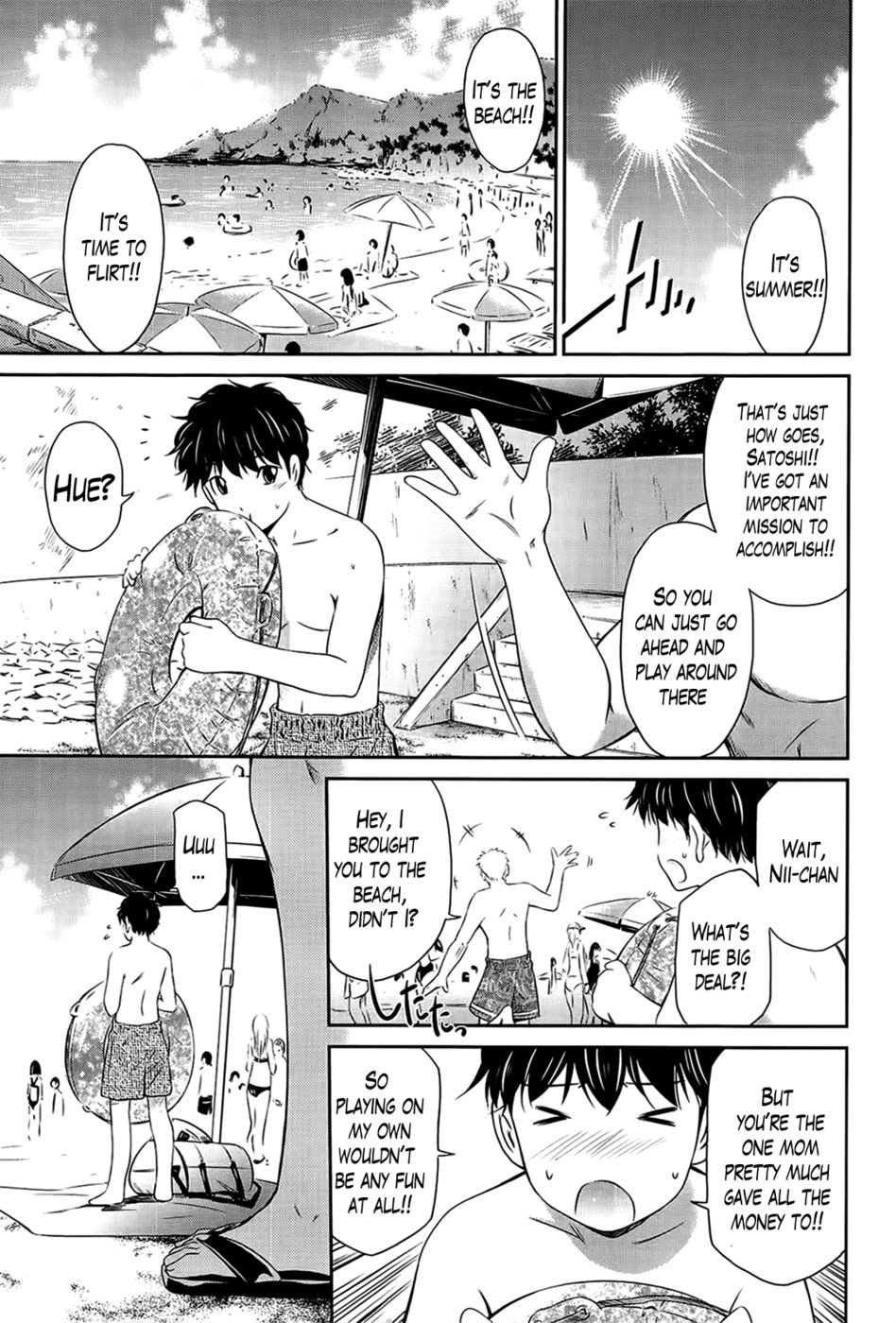 Hentai Manga Comic-A Very Hot Middle-Chapter 2-Temptation Beach-1